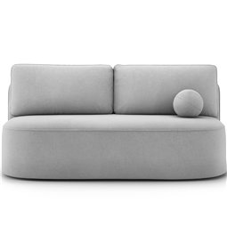 Sofa bed Eliana, sleeping function, Poco 03, light grey, H93x193x96cm