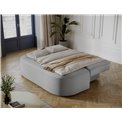 Sofa bed Eliana, sleeping function, Poco 03, light grey, H93x193x96cm