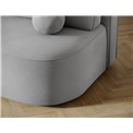 Sofa bed Eliana, sleeping function, Poco 03, light grey, H93x193x96cm