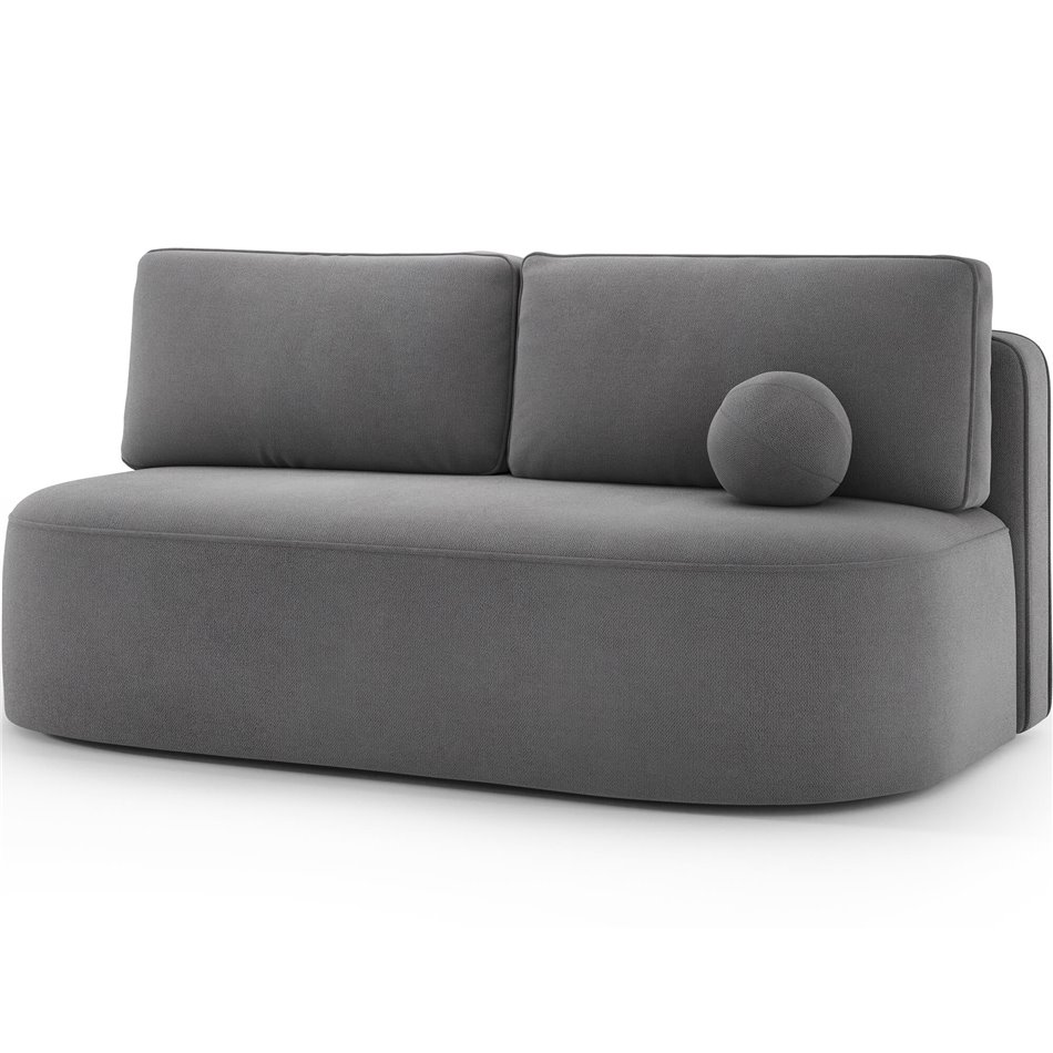 Sofa bed Eliana, sleeping function, Poco 04, grey, H93x193x96cm