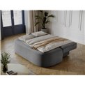 Sofa bed Eliana, sleeping function, Poco 04, grey, H93x193x96cm