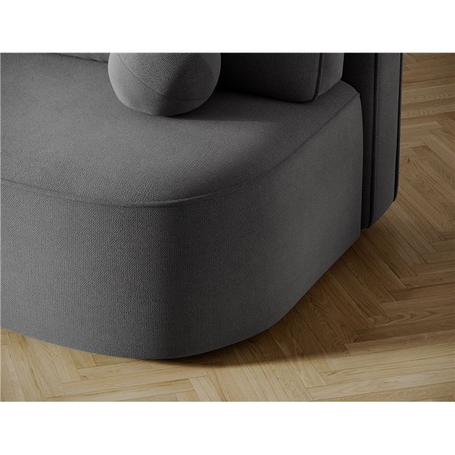 Sofa bed Eliana, sleeping function, Poco 04, grey, H93x193x96cm