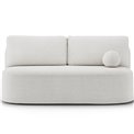 Sofa bed Eliana, sleeping function, Royal 01, boucle, white, H93x193x96cm