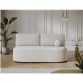 Sofa bed Eliana, sleeping function, Royal 01, boucle, white, H93x193x96cm