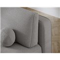 Sofa bed Eliana, sleeping function, Royal 04, boucle, grey, H93x193x96cm