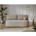 Sofa bed Eliana, sleeping function, Royal 18, boucle, beige, H93x193x96cm