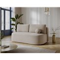 Sofa bed Eliana, sleeping function, Royal 18, boucle, beige, H93x193x96cm