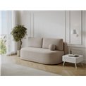 Sofa bed Eliana, sleeping function, Royal 18, boucle, beige, H93x193x96cm