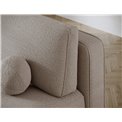 Sofa bed Eliana, sleeping function, Royal 18, boucle, beige, H93x193x96cm