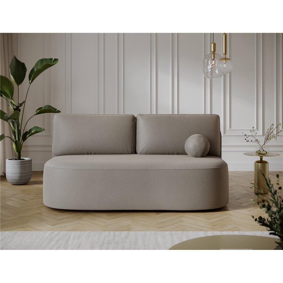 Sofa bed Eliana, sleeping function, Sola 18, beige, H93x193x96cm