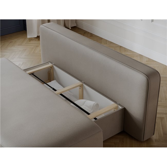 Sofa bed Eliana, sleeping function, Sola 18, beige, H93x193x96cm