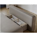 Sofa bed Eliana, sleeping function, Sola 18, beige, H93x193x96cm