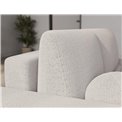 Corner sofa Elittario L, sleeping function, Royal 01, boucle, white, H95x227x170cm