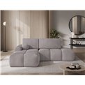 Corner sofa Elittario L, sleeping function, Modullo 03, grey, H95x227x170cm