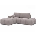 Corner sofa Elittario L, sleeping function, Modullo 03, grey, H95x227x170cm
