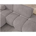 Corner sofa Elittario L, sleeping function, Modullo 03, grey, H95x227x170cm