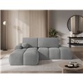 Corner sofa Elittario L, sleeping function, Royal 04, boucle, grey, H95x227x170cm