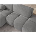 Corner sofa Elittario L, sleeping function, Royal 04, boucle, grey, H95x227x170cm
