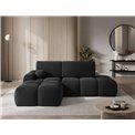 Corner sofa Elittario L, sleeping function, Royal 05, boucle, dark grey, H95x227x170cm