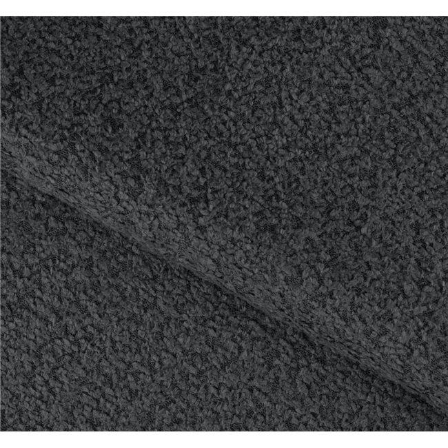 Corner sofa Elittario L, sleeping function, Royal 05, boucle, dark grey, H95x227x170cm