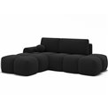 Corner sofa Elittario L, sleeping function, Royal 05, boucle, dark grey, H95x227x170cm