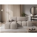 Corner sofa Elittario L, sleeping function, Royal 18, boucle, beige, H95x227x170cm