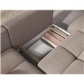 Corner sofa Elittario L, sleeping function, Royal 18, boucle, beige, H95x227x170cm