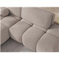 Corner sofa Elittario L, sleeping function, Royal 18, boucle, beige, H95x227x170cm