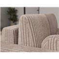 Corner sofa Elittario L, sleeping function, Modullo 20, light brown, H95x227x170cm
