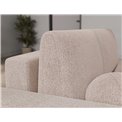 Corner sofa Elittario L, sleeping function, Xillar 20, light brown, H95x227x170cm
