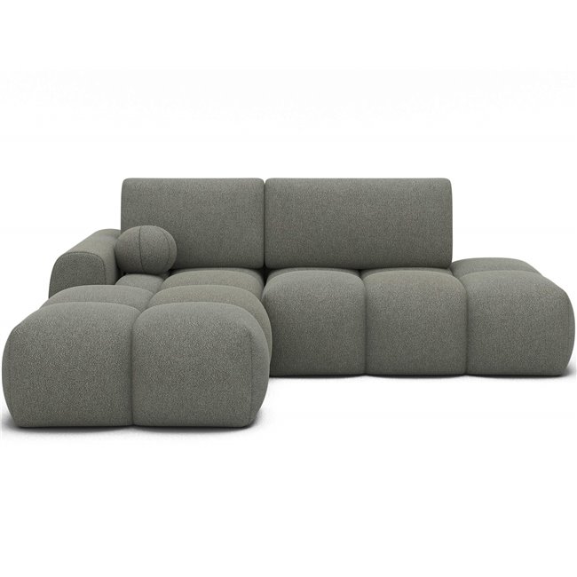 Corner sofa Elittario L, sleeping function, Xillar 100, green, H95x227x170cm