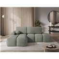 Corner sofa Elittario L, sleeping function, Xillar 100, green, H95x227x170cm