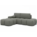 Corner sofa Elittario L, sleeping function, Xillar 100, green, H95x227x170cm