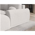 Corner sofa Elittario R, sleeping function, Royal 01, boucle, white, H95x227x170cm