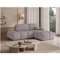 Corner sofa Elittario R, sleeping function, Modullo 03, grey, H95x227x170cm