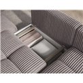 Corner sofa Elittario R, sleeping function, Modullo 03, grey, H95x227x170cm