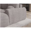 Corner sofa Elittario R, sleeping function, Modullo 03, grey, H95x227x170cm