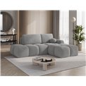Corner sofa Elittario R, sleeping function, Royal 04, grey, H95x227x170cm