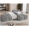 Corner sofa Elittario R, sleeping function, Royal 04, grey, H95x227x170cm