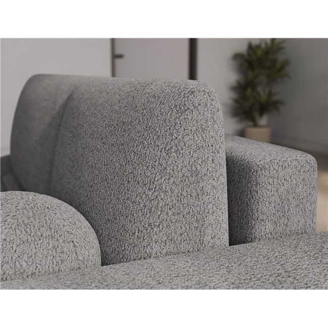 Corner sofa Elittario R, sleeping function, Royal 04, grey, H95x227x170cm