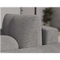Corner sofa Elittario R, sleeping function, Royal 04, grey, H95x227x170cm
