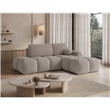 Corner sofa Elittario R, sleeping function, Royal 18, boucle, beige, H95x227x170cm
