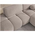 Corner sofa Elittario R, sleeping function, Royal 18, boucle, beige, H95x227x170cm