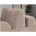 Corner sofa Elittario R, sleeping function, Modullo 20, light brown, H95x227x170cm