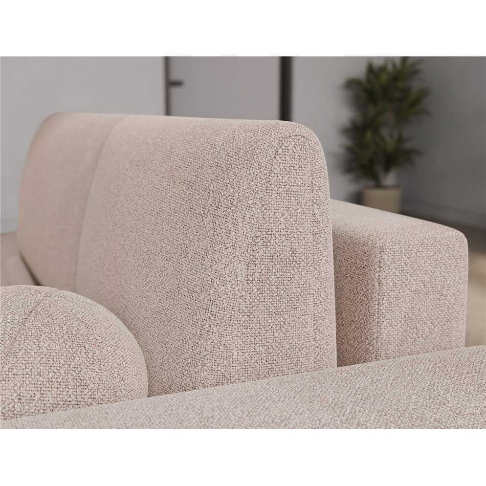 Corner sofa Elittario R, sleeping function, Xillar 20, light brown, H95x227x170cm