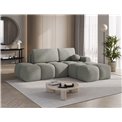 Corner sofa Elittario R, sleeping function, Xillar 100, green, H95x227x170cm