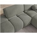 Corner sofa Elittario R, sleeping function, Xillar 100, green, H95x227x170cm