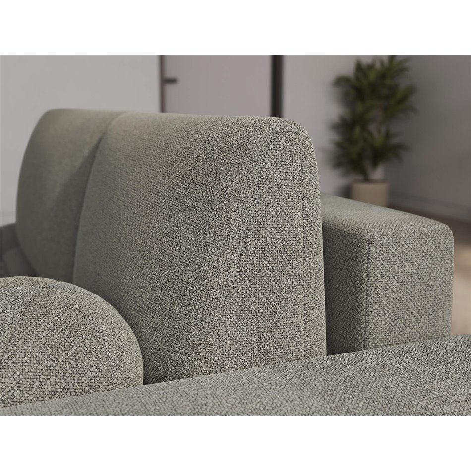 Corner sofa Elittario R, sleeping function, Xillar 100, green, H95x227x170cm