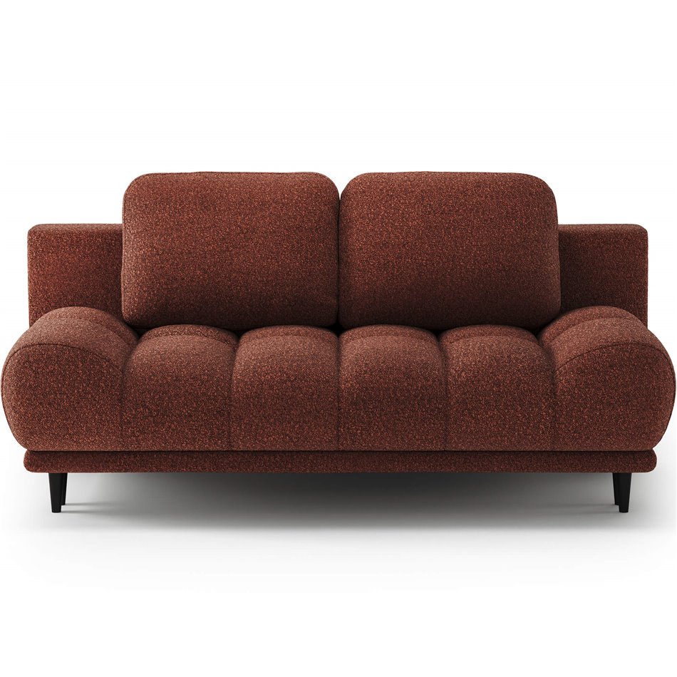 Sofa bed Elguavio, sleeping function, Jaffray 30, brown, H97x210x91cm