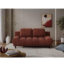 Sofa bed Elguavio, sleeping function, Jaffray 30, brown, H97x210x91cm